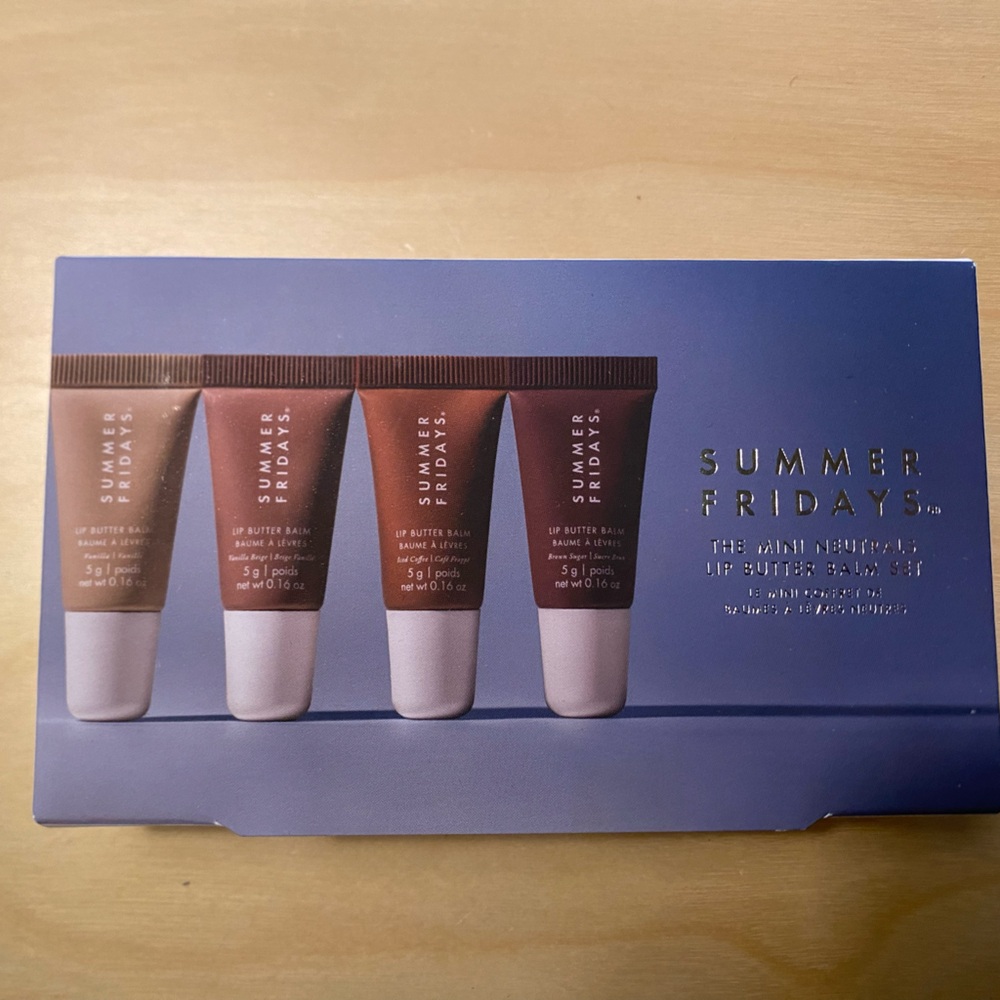 Summer Fridays Mini Neutrals Lip Butter Set